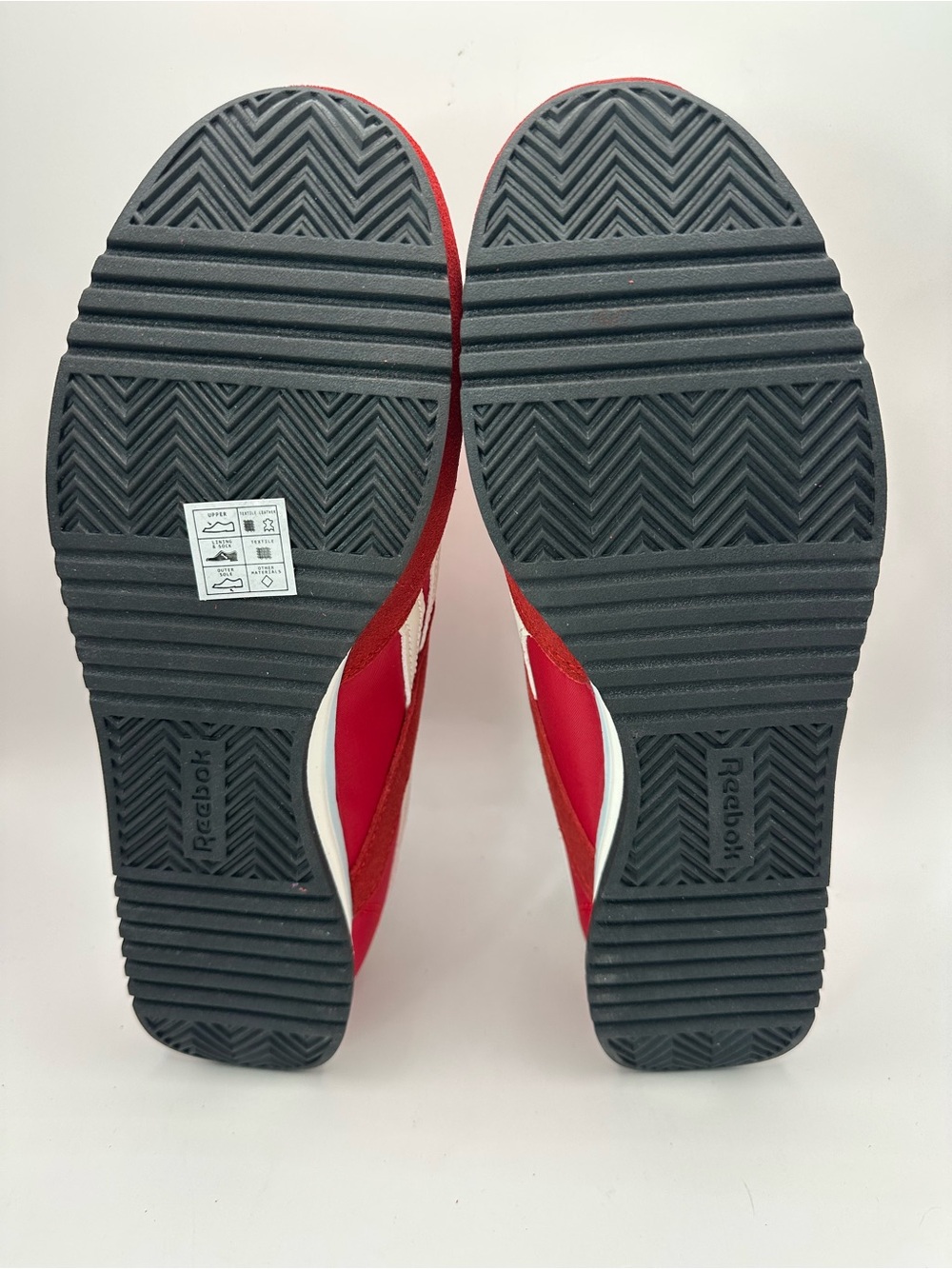 Reebok Red & White Retro Runner Sneakers - Picture 7 of 8